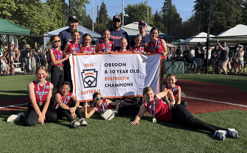 2026 Oregon District 4 10U champions!